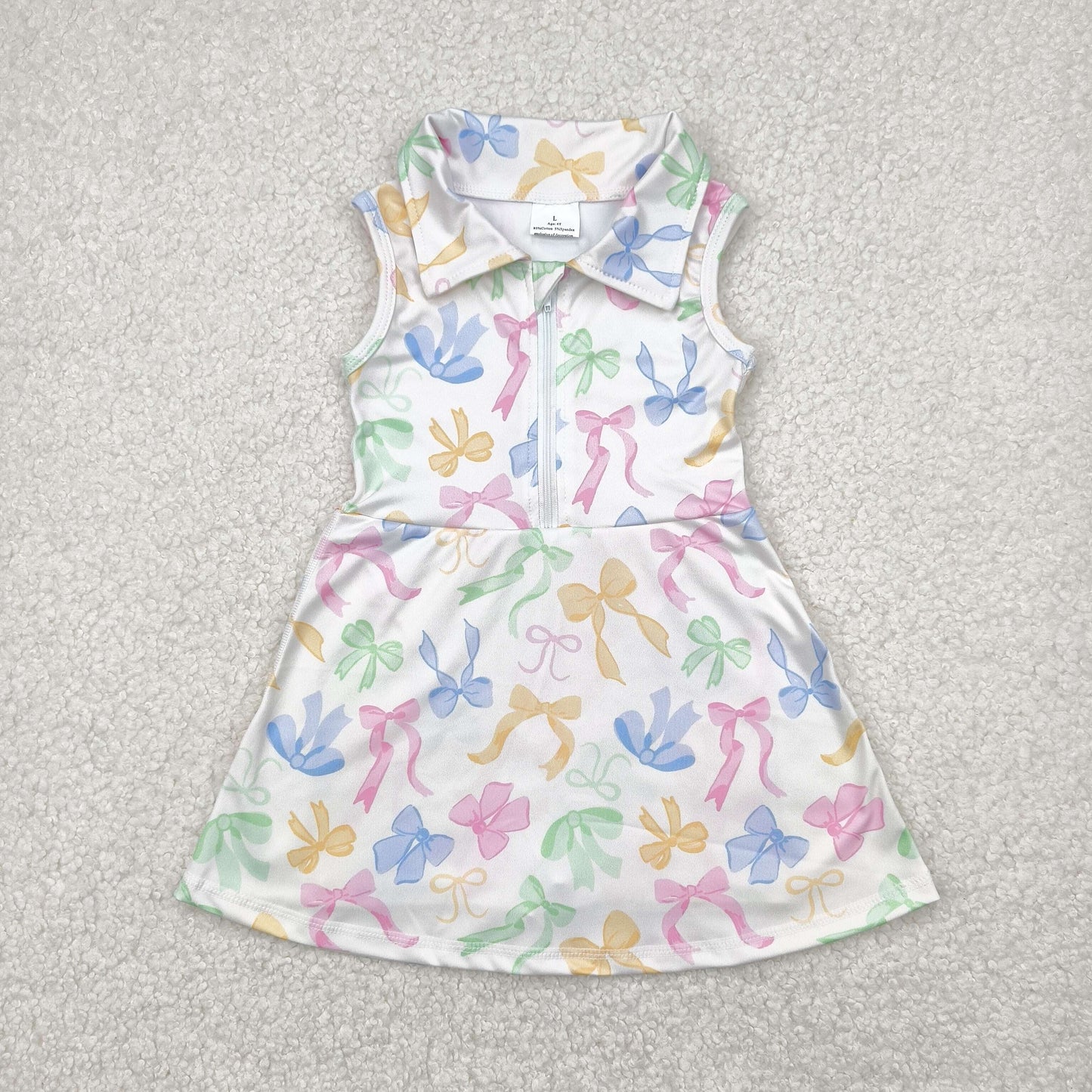 GSD2141 yoga bow yoga  girl  dress 202504 RTS