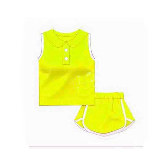GSD2161 preorder cotton western  shorts girl summer outfit 202502