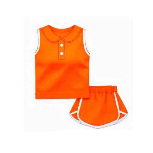 GSD2162 preorder cotton western  shorts girl summer outfit 202502