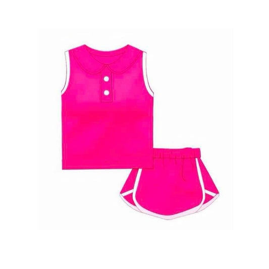 GSD2163 preorder cotton western  shorts girl summer outfit 202502