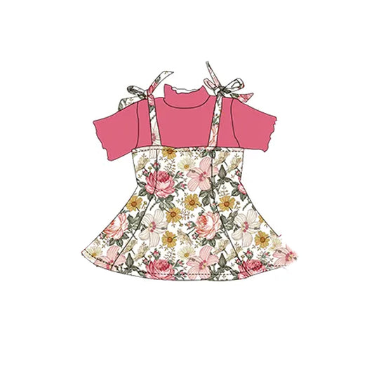 GSD2179 preorder  flowers western skirt girl summer outfit 202502