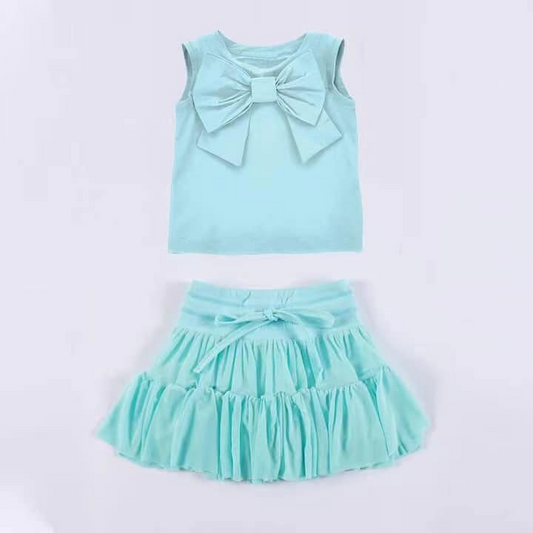 GSD2194 preorder cotton western  shorts girl summer outfit 202503