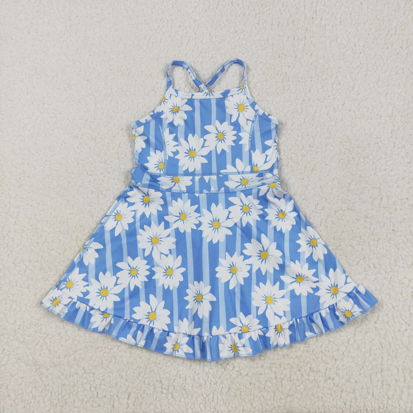 GSD2283 yoga flower  girl skirt  dress 202505 RTS