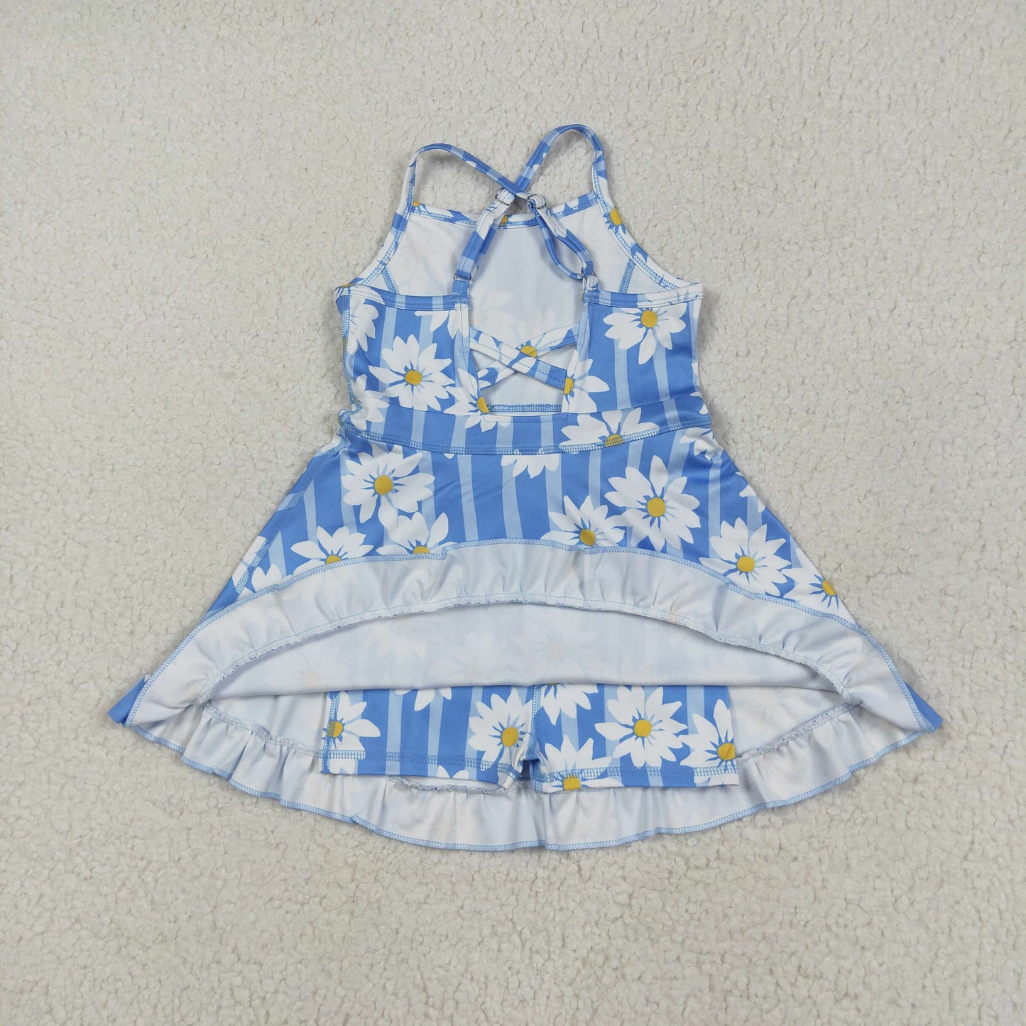 GSD2283 yoga flower  girl skirt  dress 202505 RTS