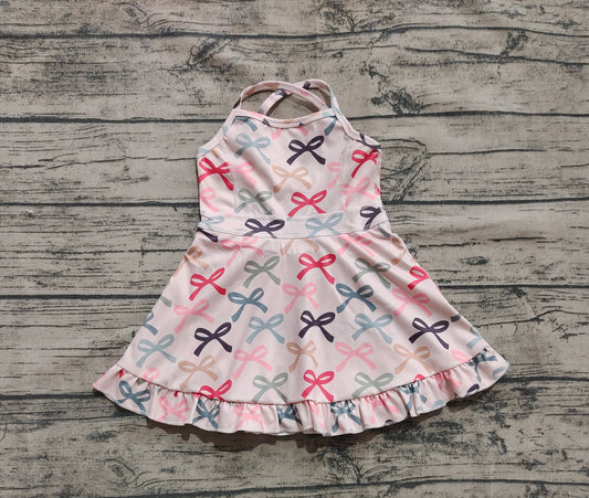 GSD2296 bow yoga flower girl skirt outfit 202504 preorder