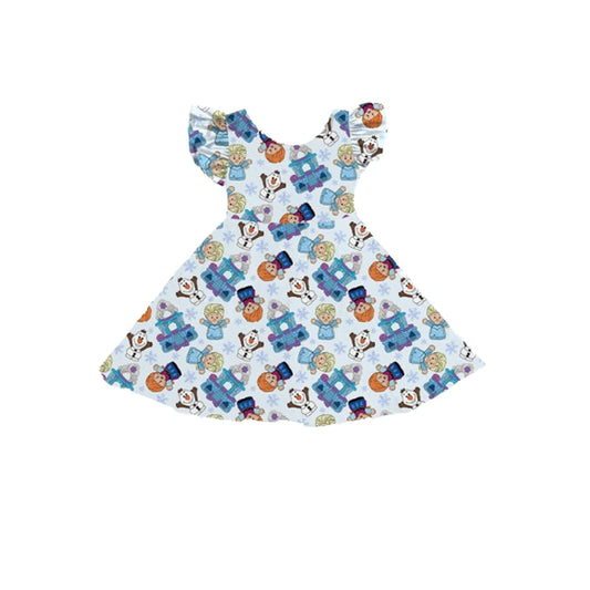 GSD2306 preorder princess flowers western  girl summer outfit 202503