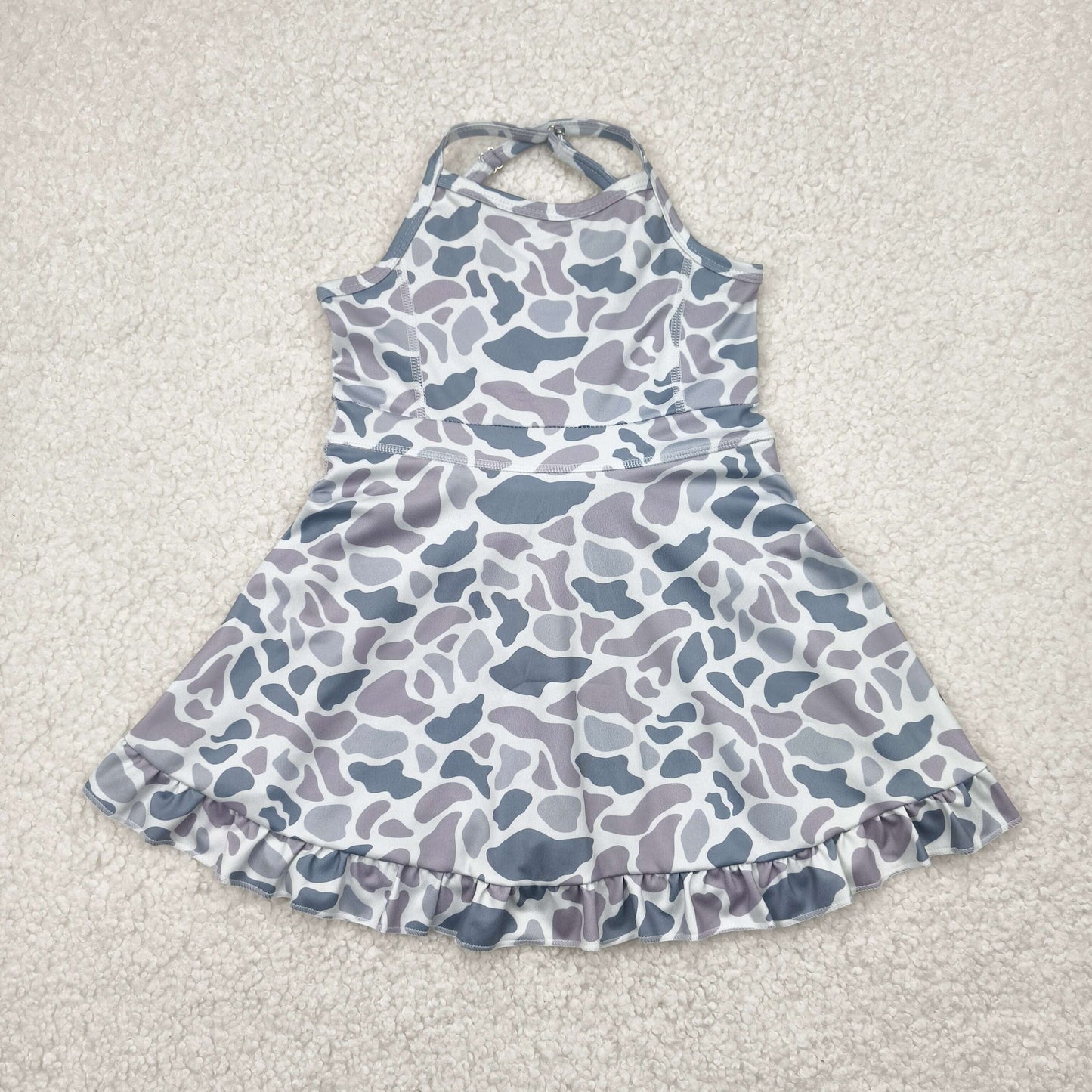 GSD2308 camo yoga  girl skirt DRESS 202504 RTS