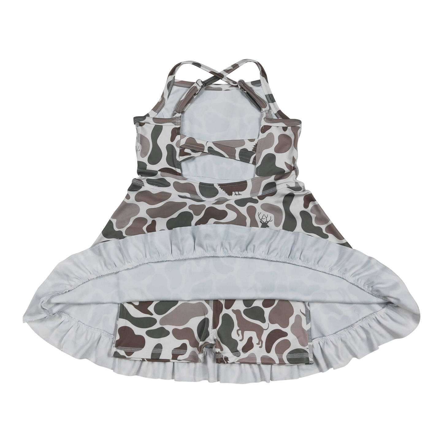 GSD2311 camo yoga  girl skirt  DRESS  202508 RTS