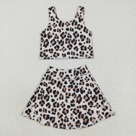GSD2327 yoga leopard girl dress 202508 RTS