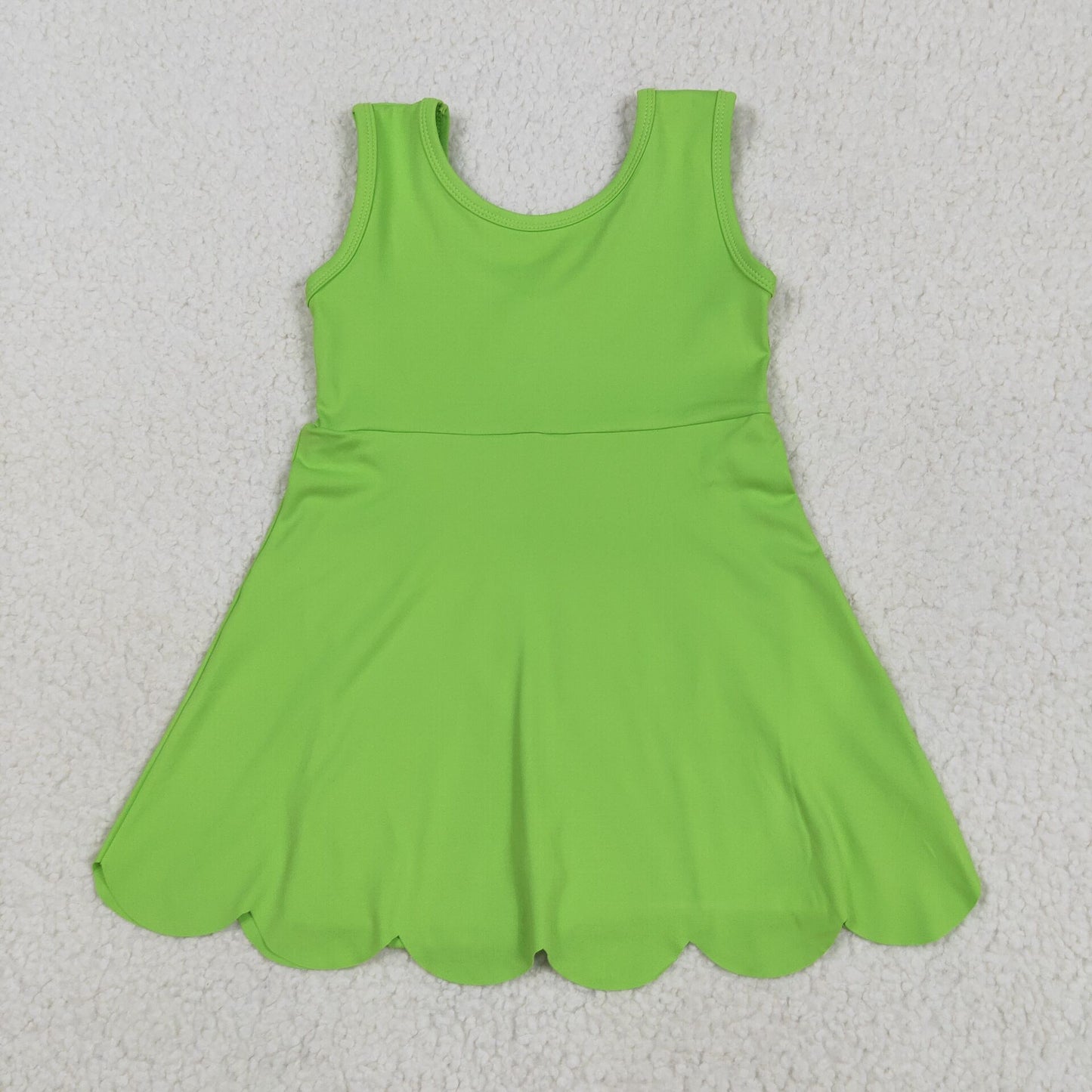 GSD2351 yoga blue girl dress 202505  RTS