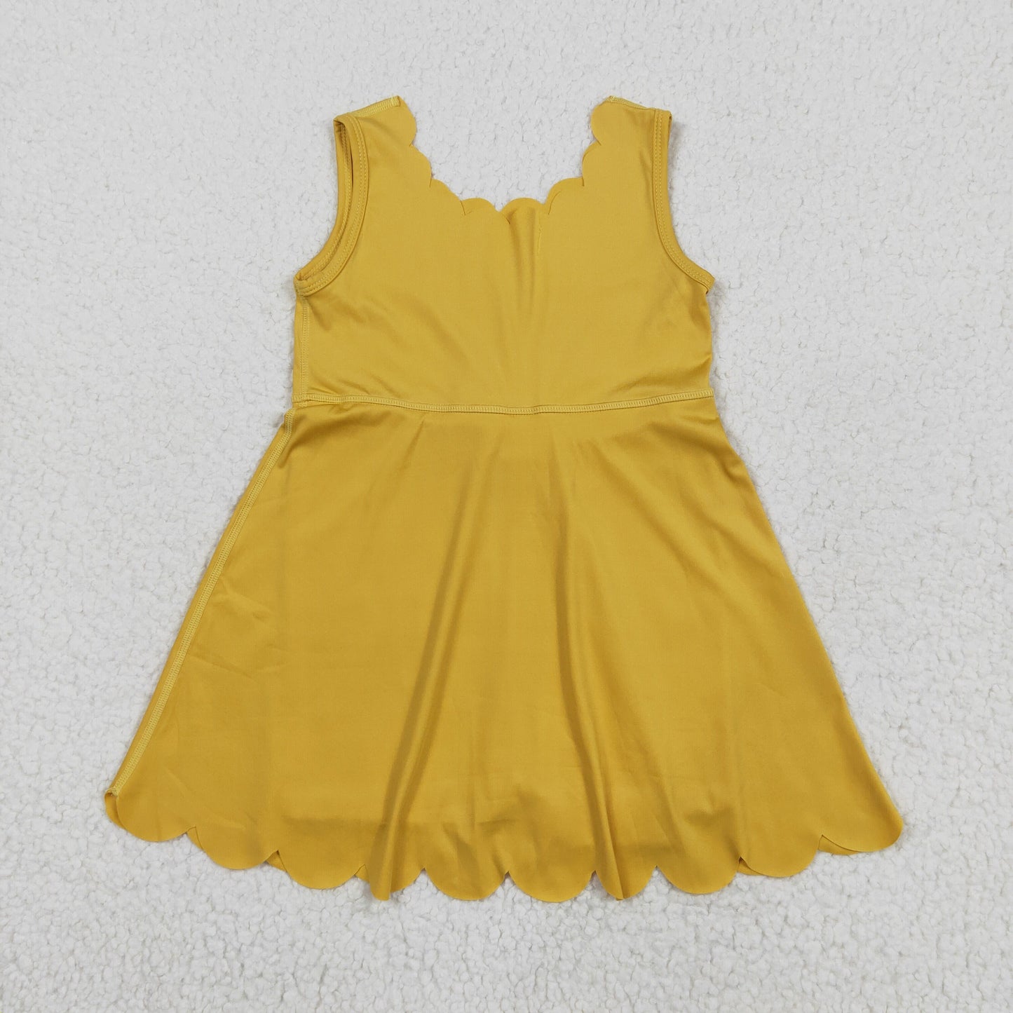 GSD2373 yoga  yellow girl dress 202505 RTS