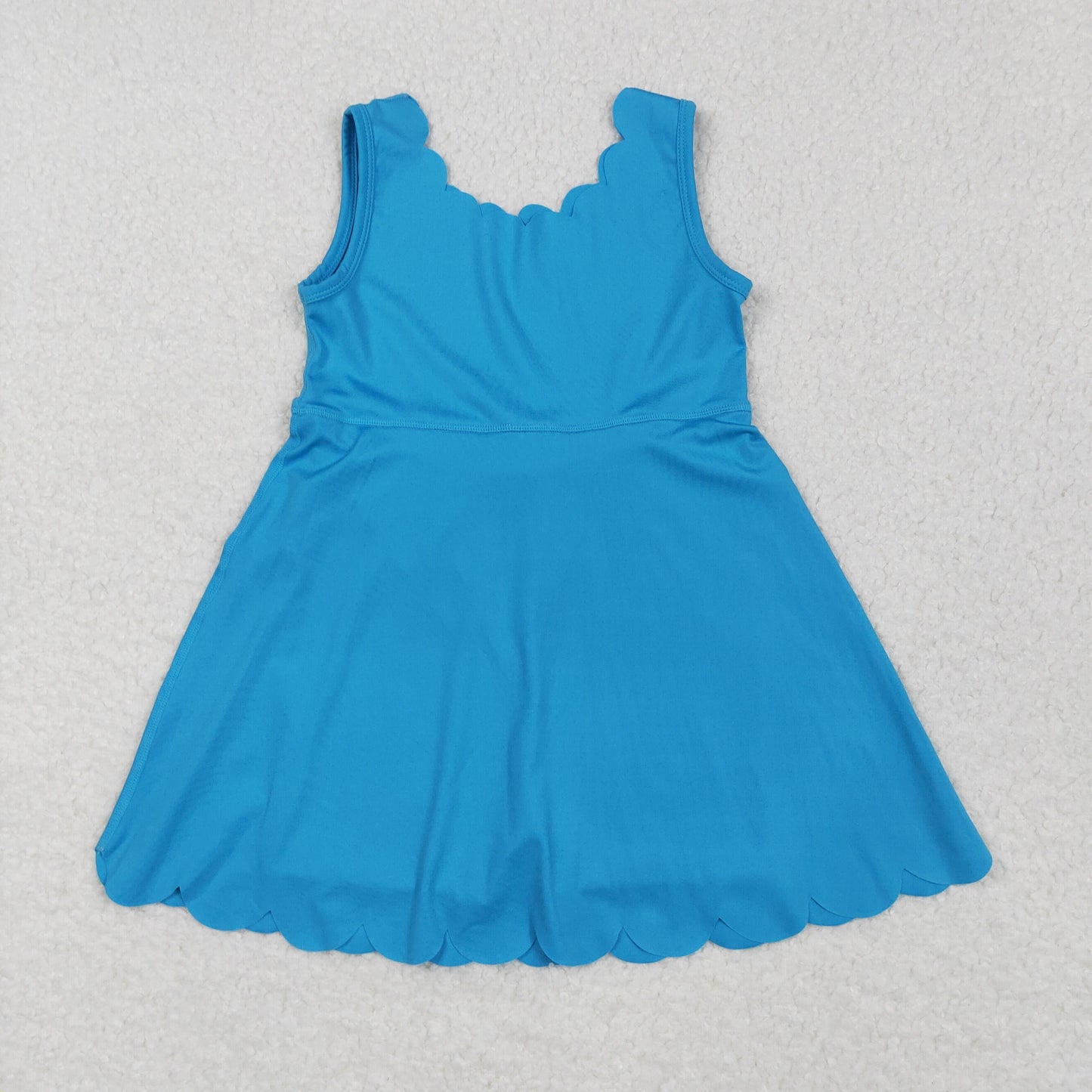 GSD2375 yoga blue girl dress 202505 RTS