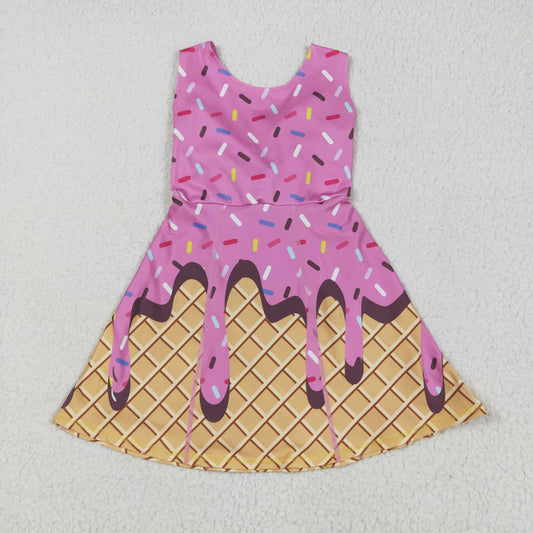 GSD2413  yoga  ice cream shorts girl summer dress 202505 RTS