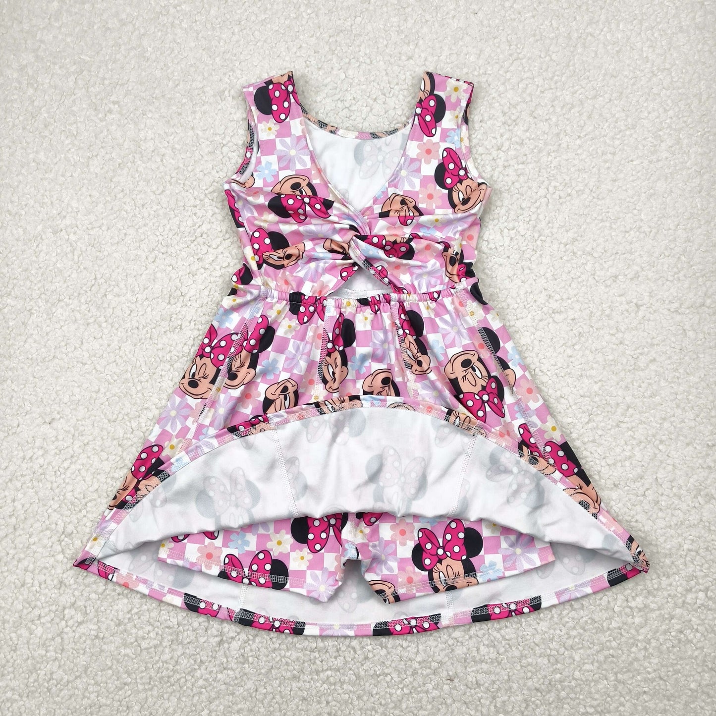 GSD2461 mouse yoga shorts girl summer dress 202504  RTS
