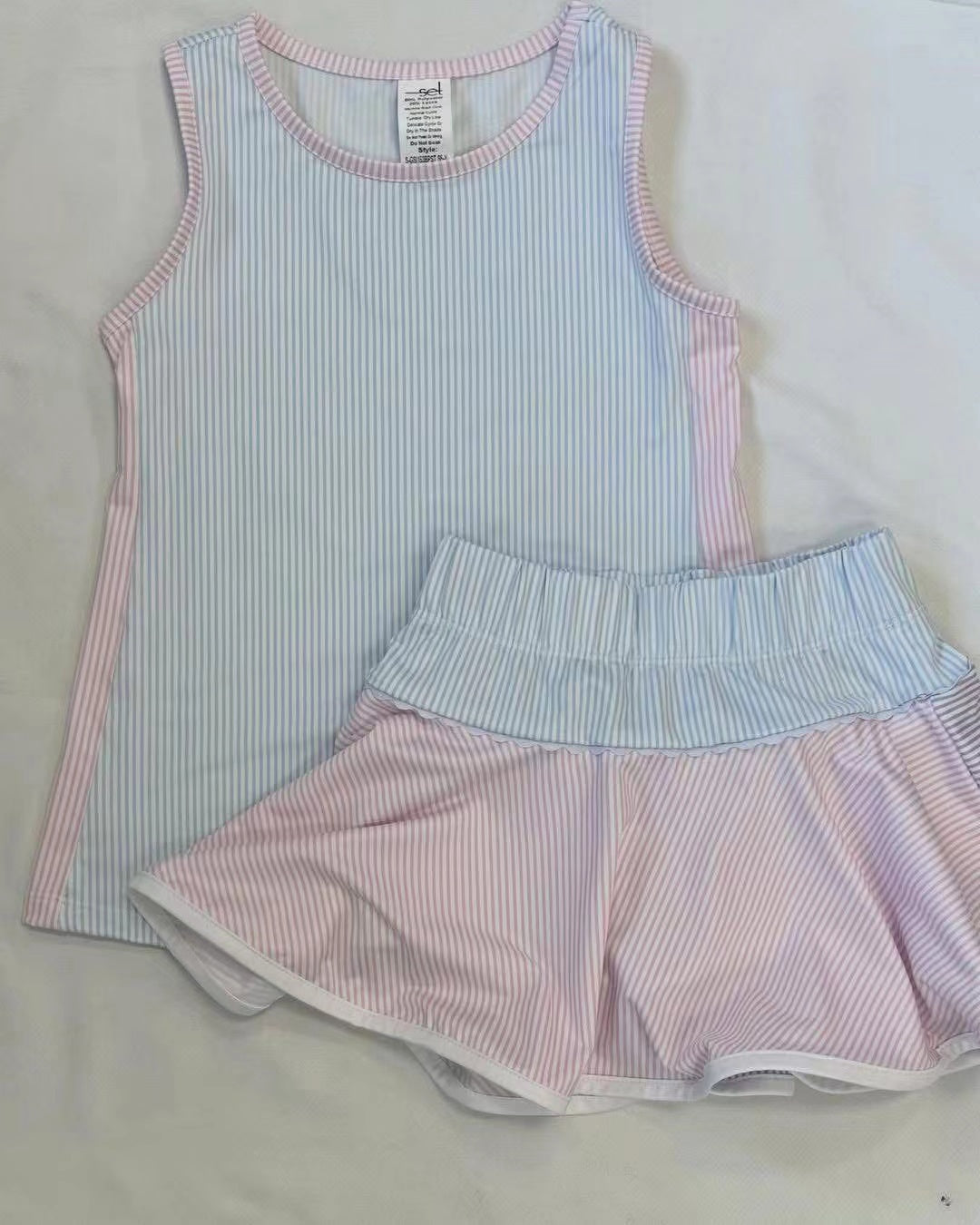 GSD2470 yoga flowers  girl summer skirt outfit 202504 preorder