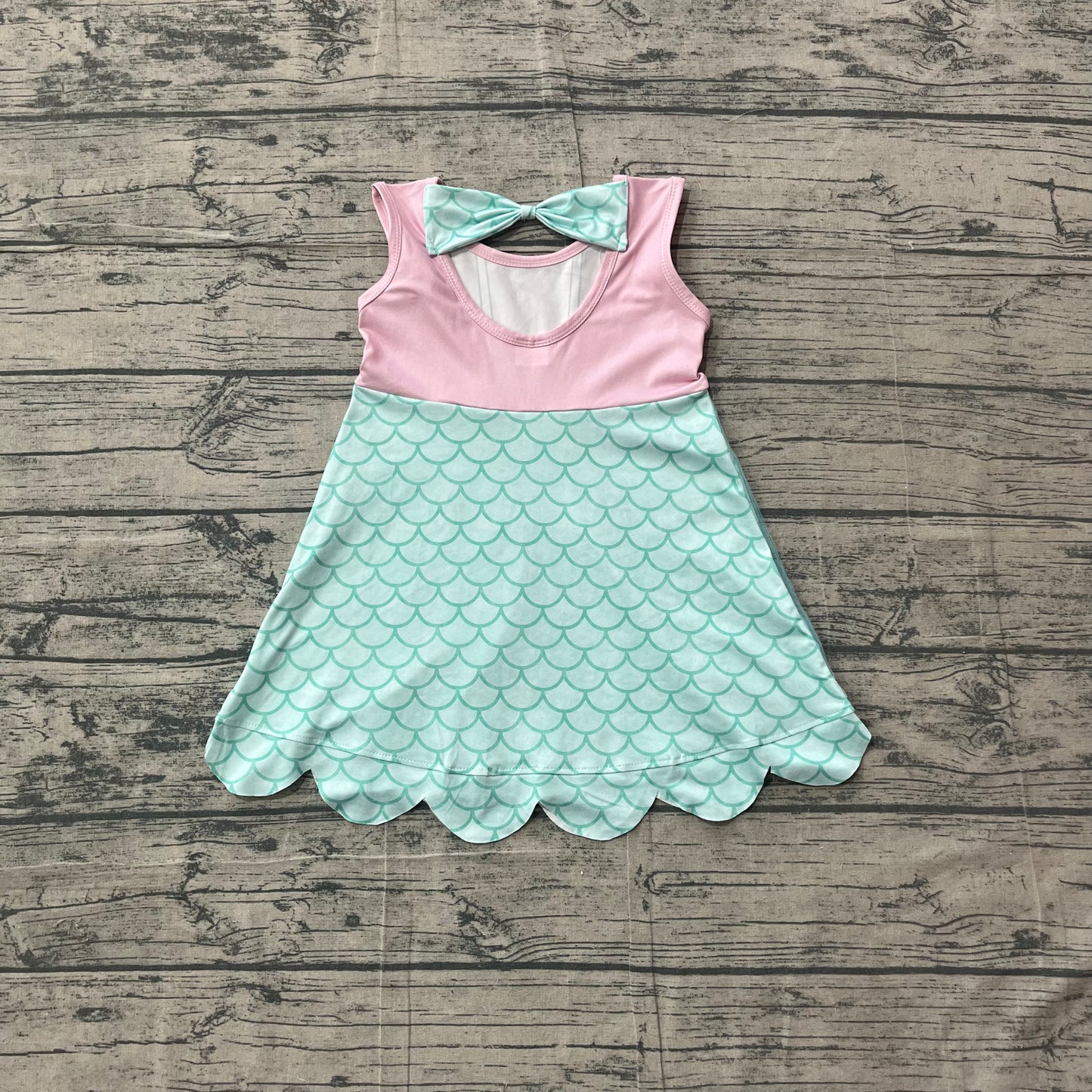 GSD2516  princess mermaid girl summer dress 202504 preorder