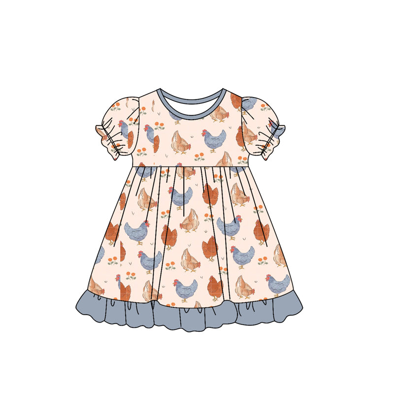 GSD2543 chicken girl summer dress 202504 preorder