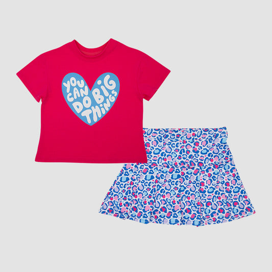 GSD2552 big love tennis  girl sibling skirt outfit 202505 preorder
