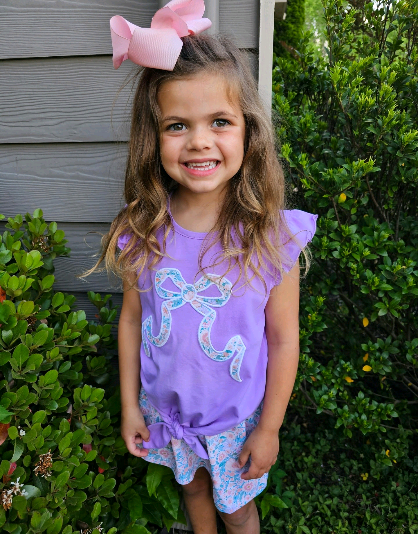GSD2553  preorder bow girl summer outfit 202505