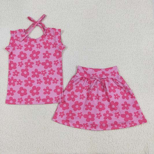 GSD2583   flowers western girl summer outfit 202506 RTS