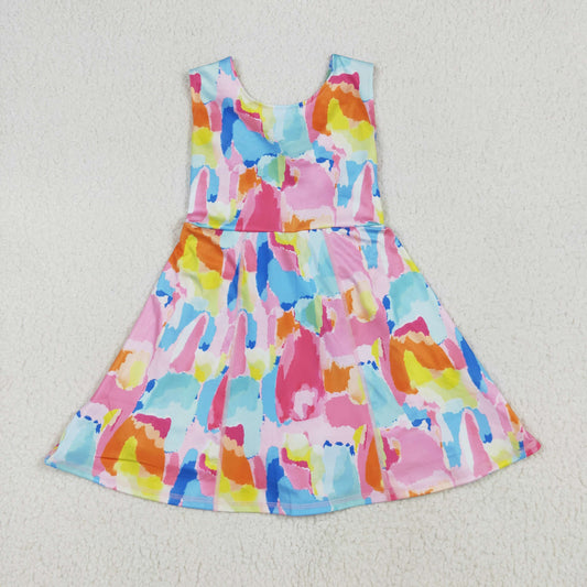 GSD2629 colorful yoga girl dress 202506 RTS