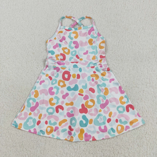 GSD2645 colorful yoga girl dress 202507  preorder