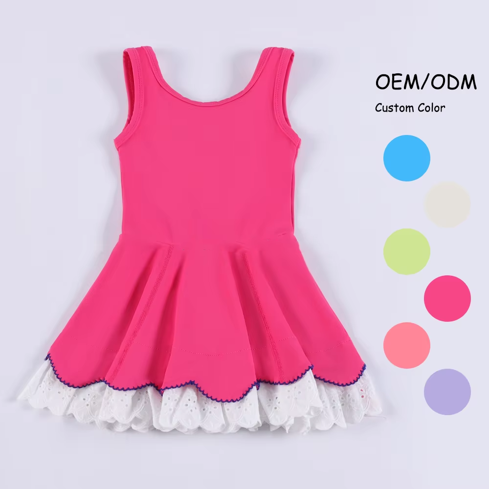 GSD2684 solid color yoga girl dress 202506 preorder