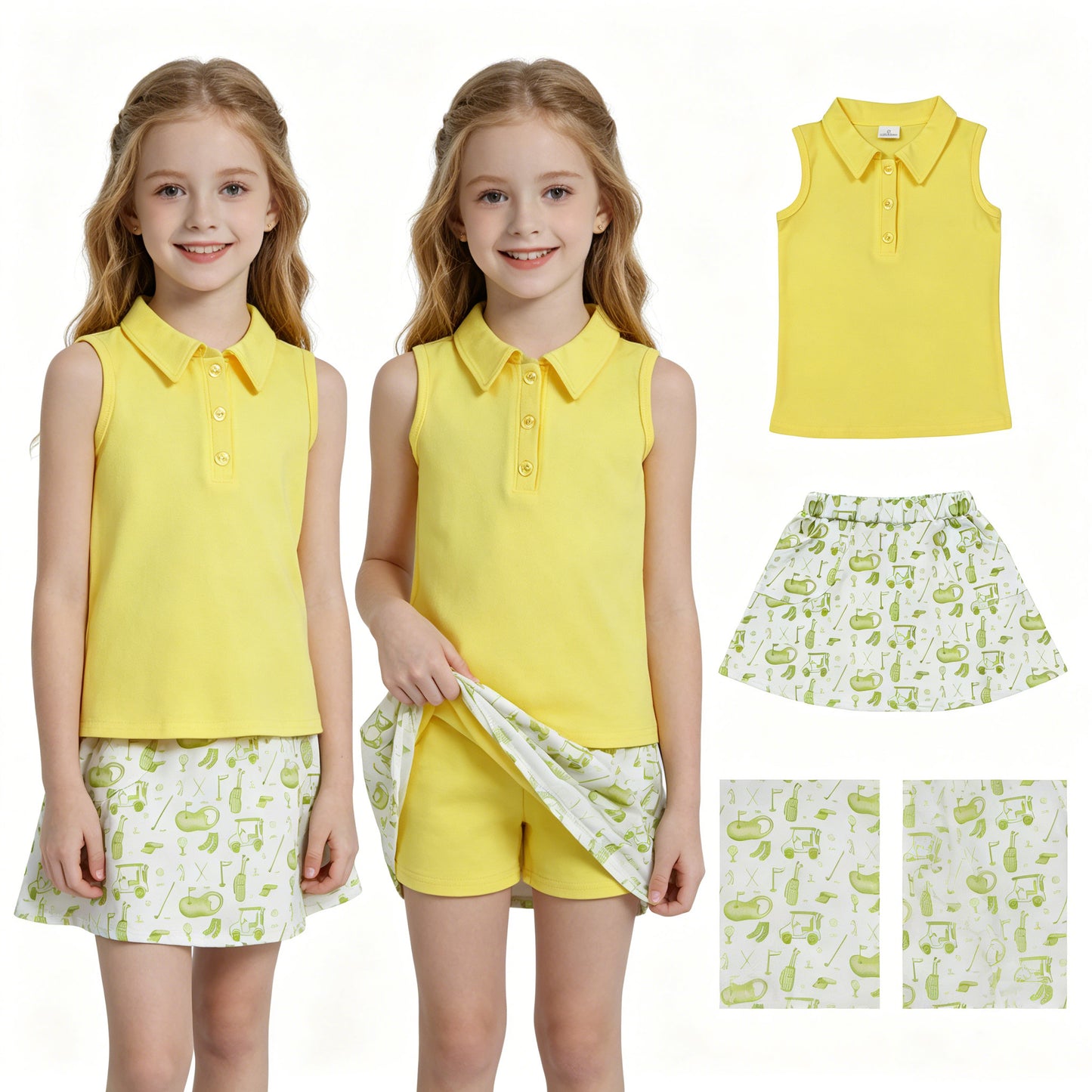 GSD2698 golf girl skirt outfit 202605 RTS