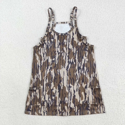 GSD2720 camo yoga girl dress 202508 RTS