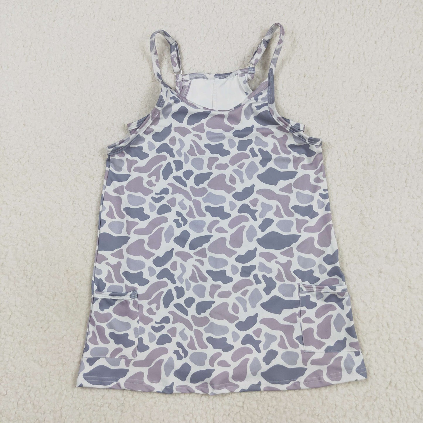 GSD2723 camo yoga girl dress 202508 RTS