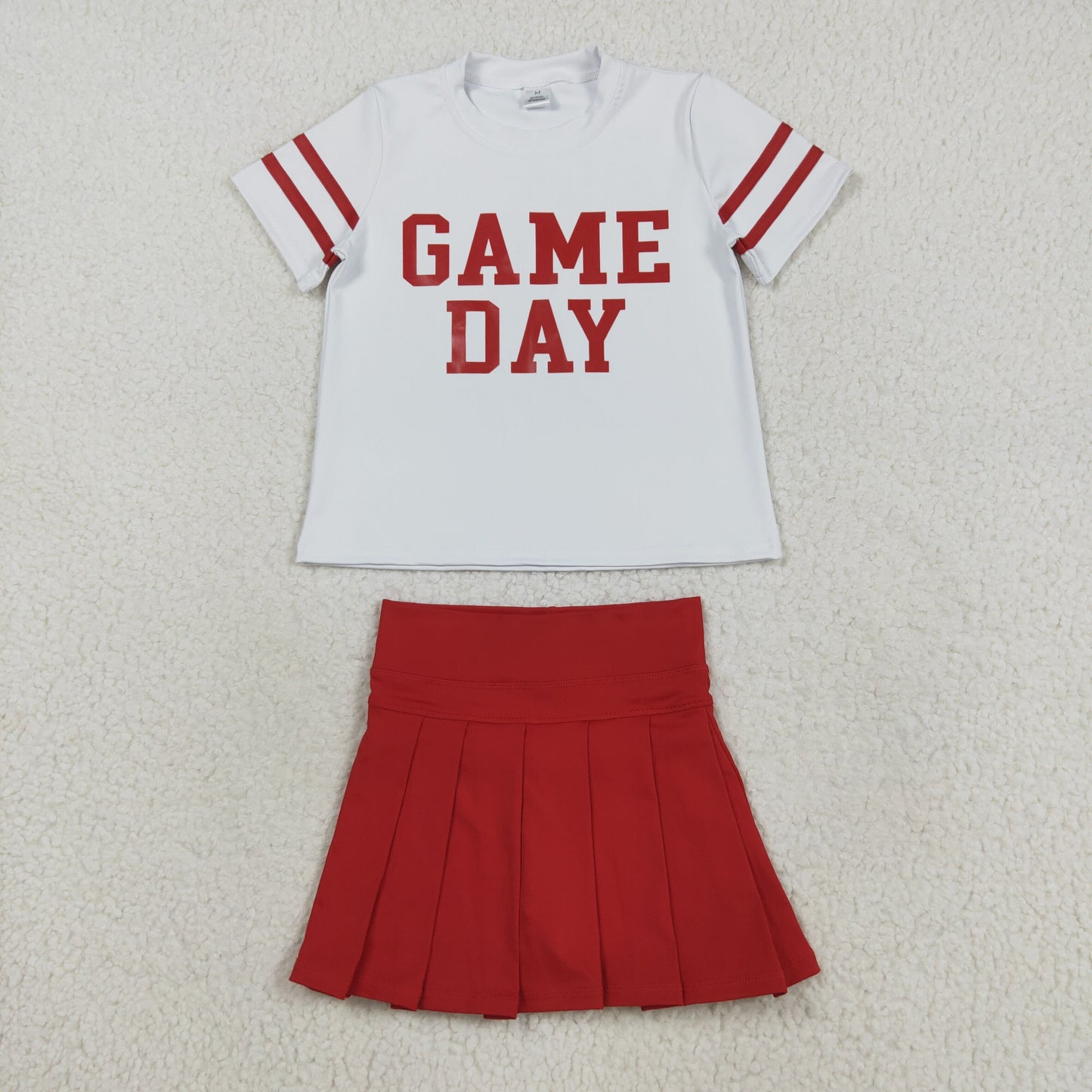 GSD2742 vinyl Yoga westen Game day skirt girl dress  OUTFIT 202508 preorder