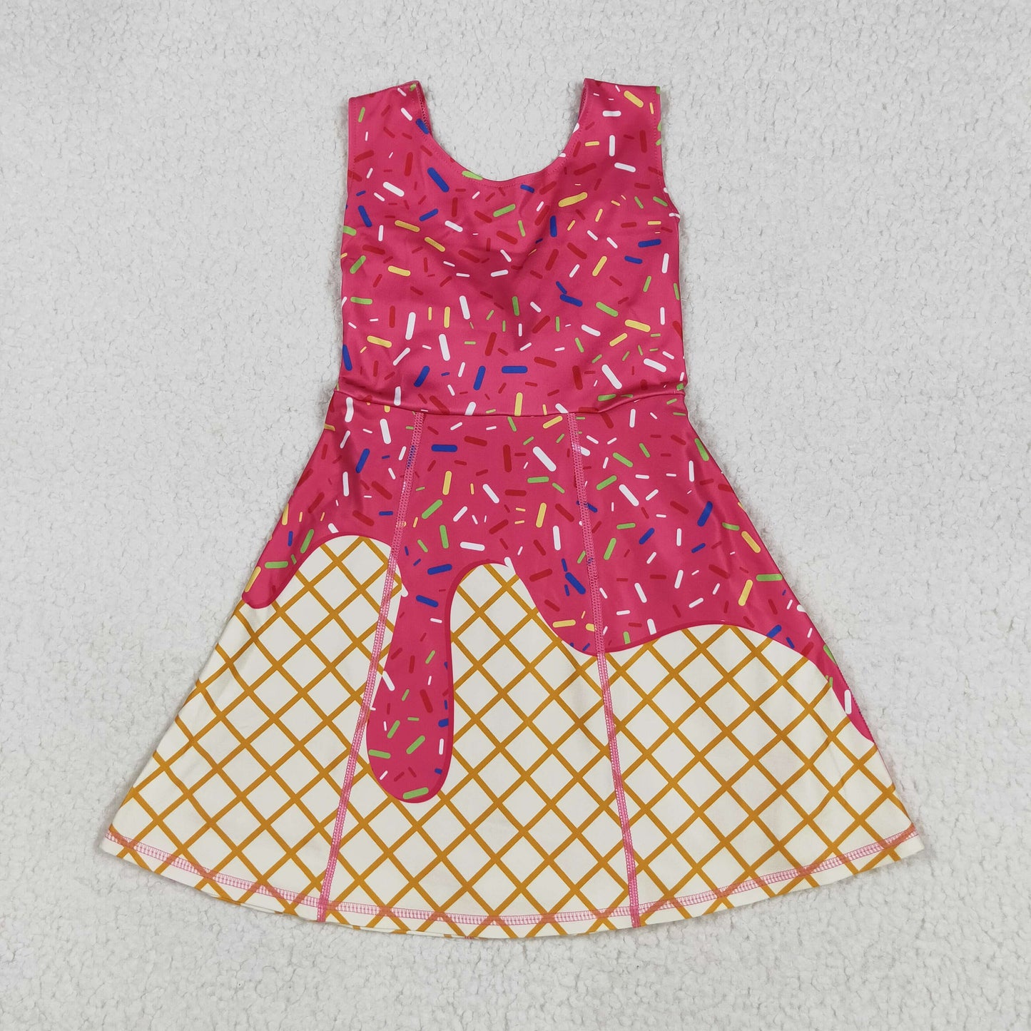 GSD2747  yoga  ice cream shorts girl summer dress 202507 preorder