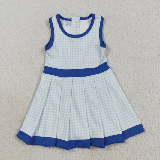 GSD2759 yoga  plaid shorts girl summer dress 202508 RTS
