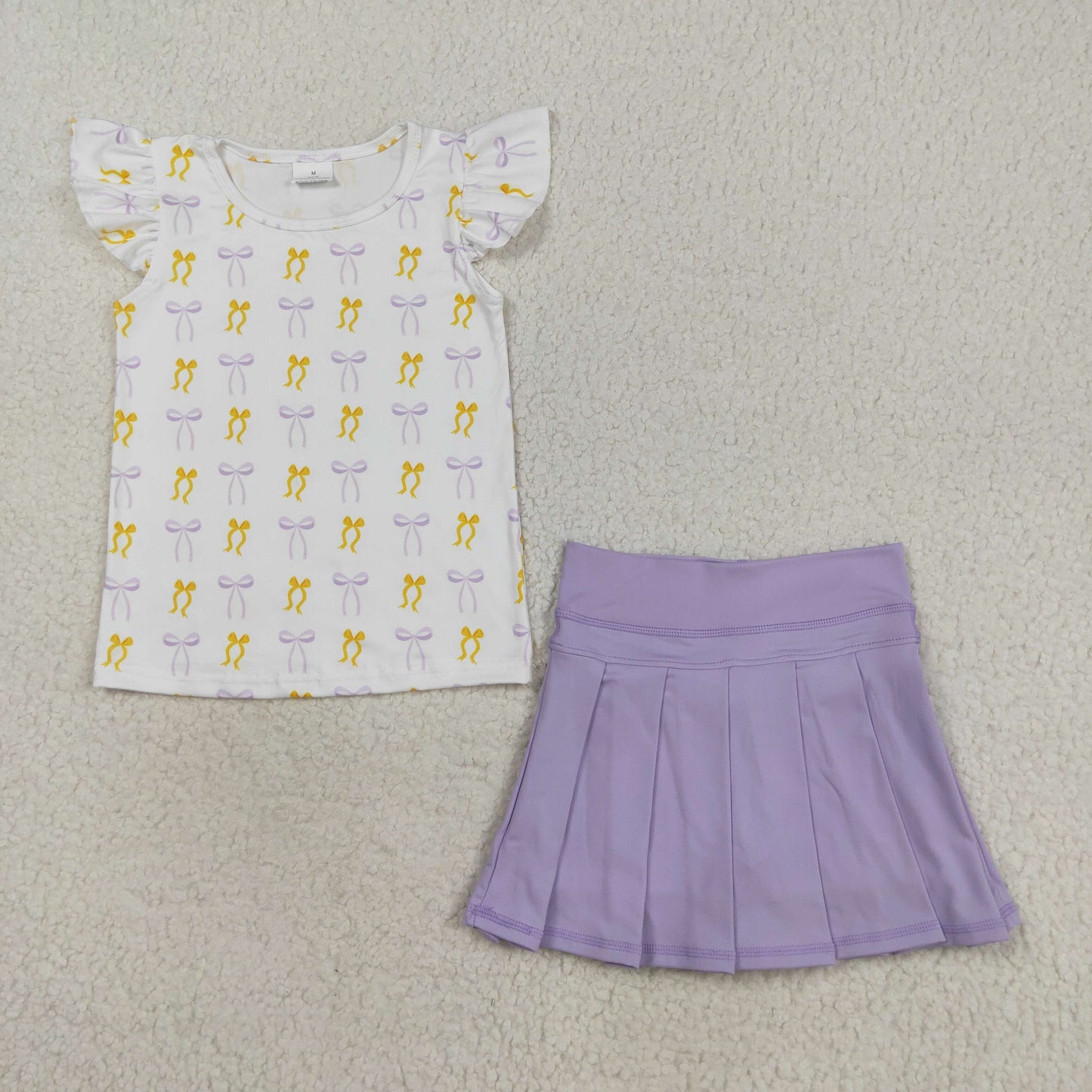 GSD2789组合 bow yoga girl kids shorts skirt 202508 RTS