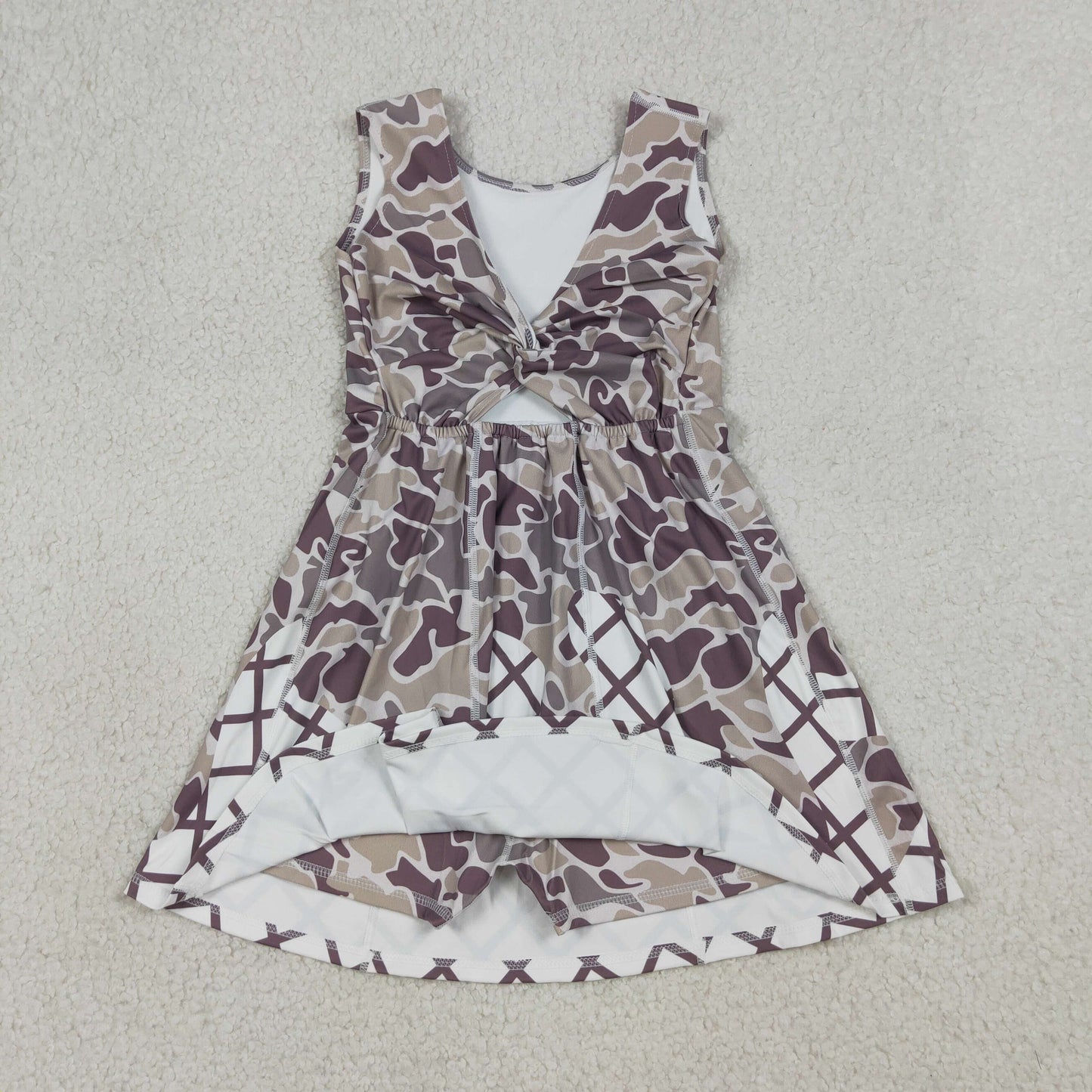 GSD2819 YOGA ice cream camo girl  dress 202604 RTS