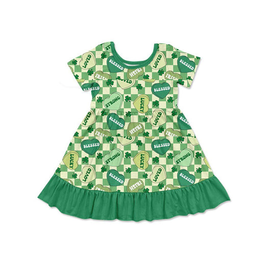 GSD2839 love lucky ST Patrick girl summer dress 202509 preorder