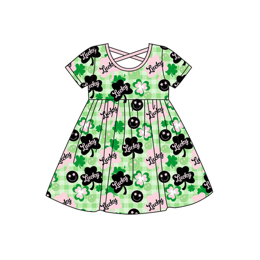 GSD2840 love lucky ST Patrick girl summer dress 202509 preorder