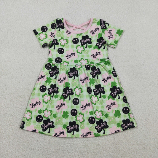 GSD2840 love lucky ST Patrick girl summer dress 202601 RTS
