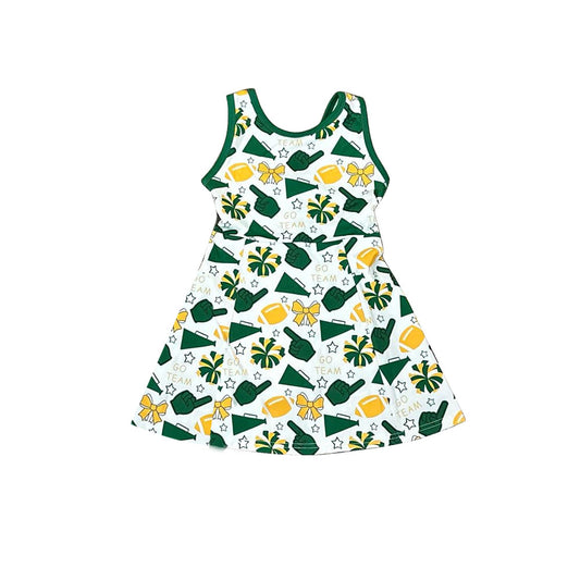 GSD2844 YOGA GO TEAM DARK GREEN girl  dress 202509 preorder