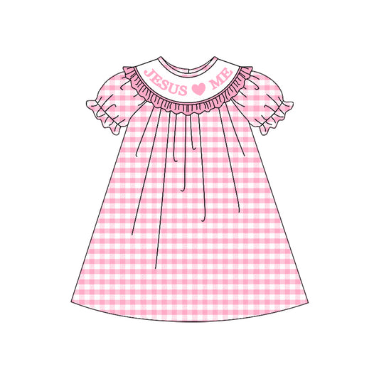 GSD2846 Jesus love me girl dress 202509 preorder