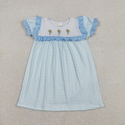 GSD2851 Embroidery CROSS  girl summer dress 202512 RTS