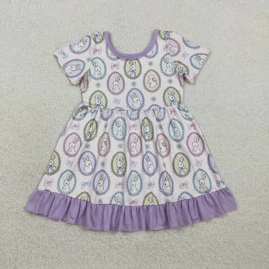 GSD2863 Easter bunny girl  dress 202601 RTS