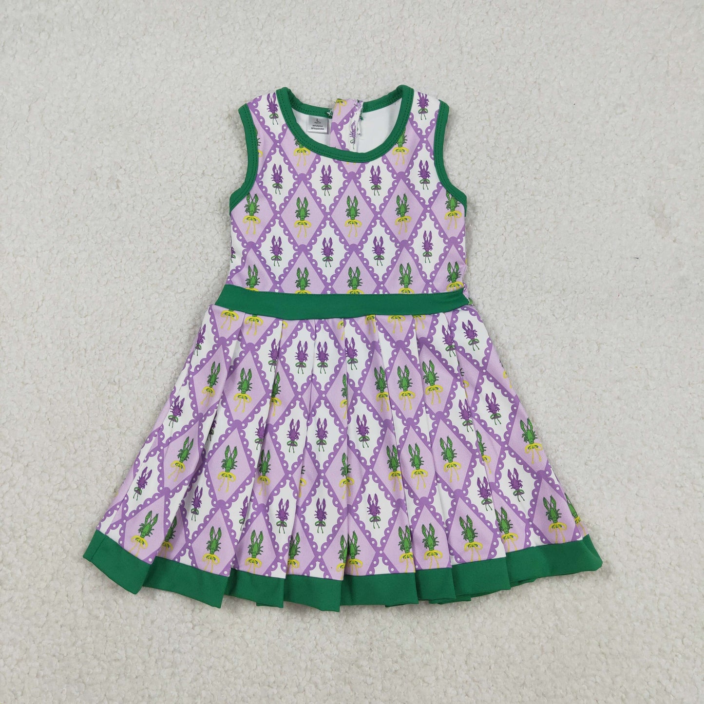 GSD2868  YOGA Mardi Gras girl  dress 202512 RTS