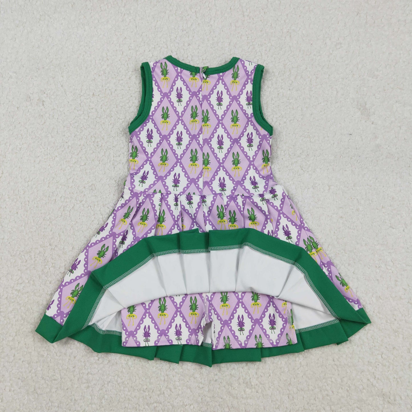 GSD2868  YOGA Mardi Gras girl  dress 202512 RTS