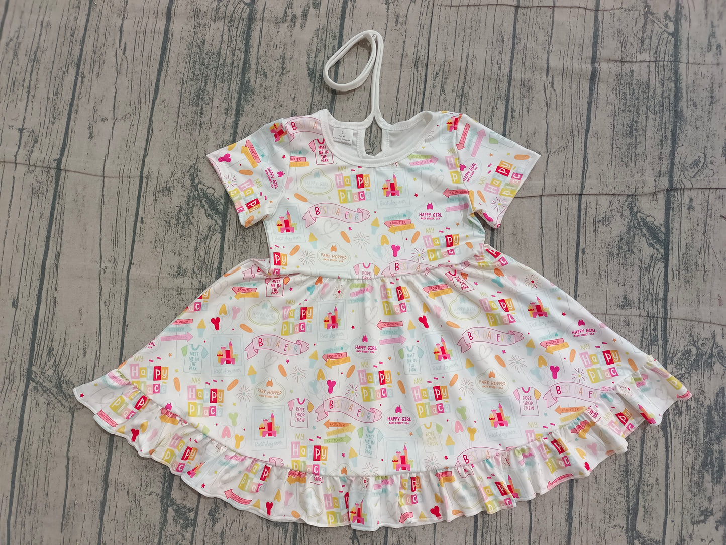 GSD2873 happy castle  girl summer dress 202511 preorder