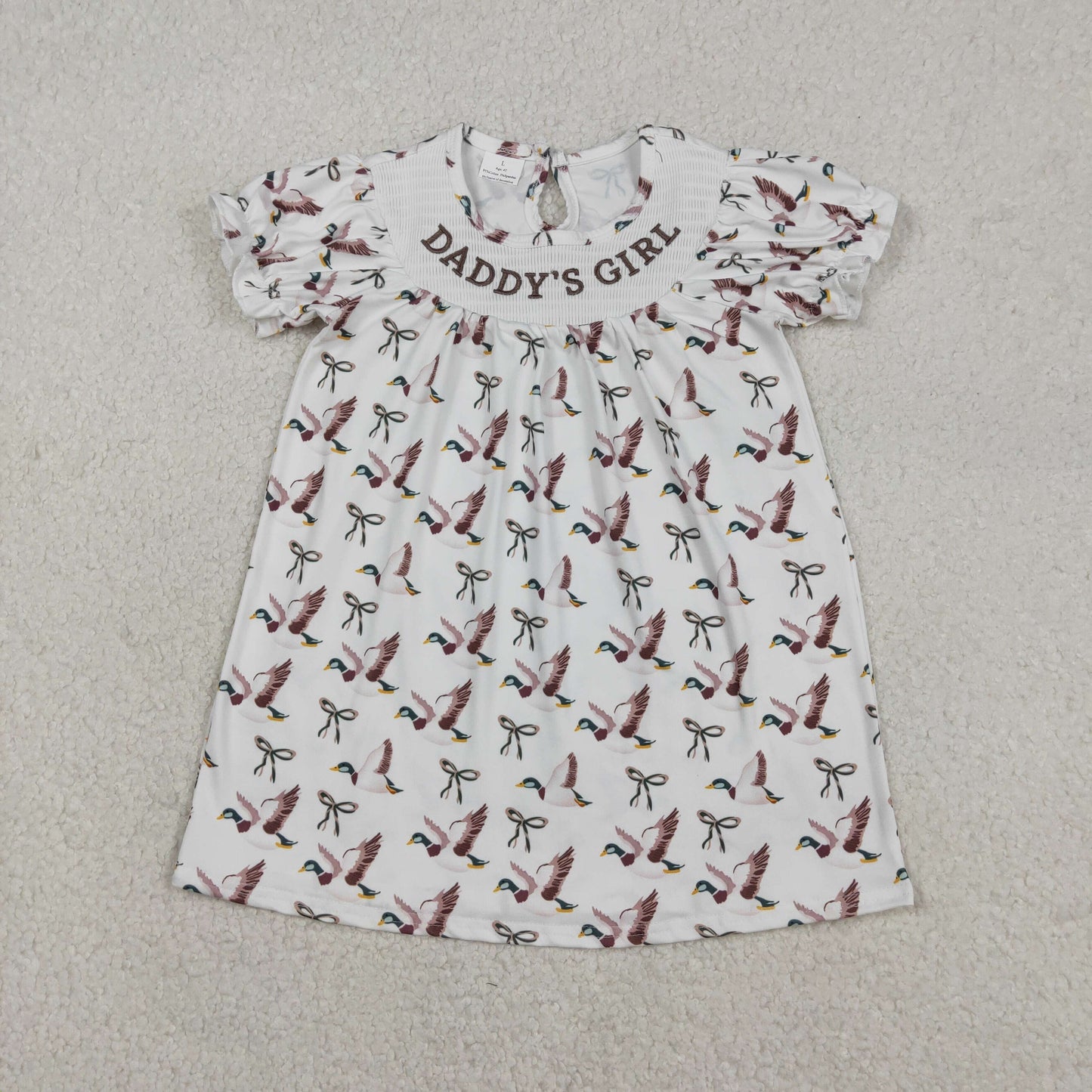 GSD2933-smocked Daddy's girl summer dress 202512 RTS