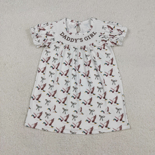 GSD2933-smocked Daddy's girl summer dress 202512 RTS