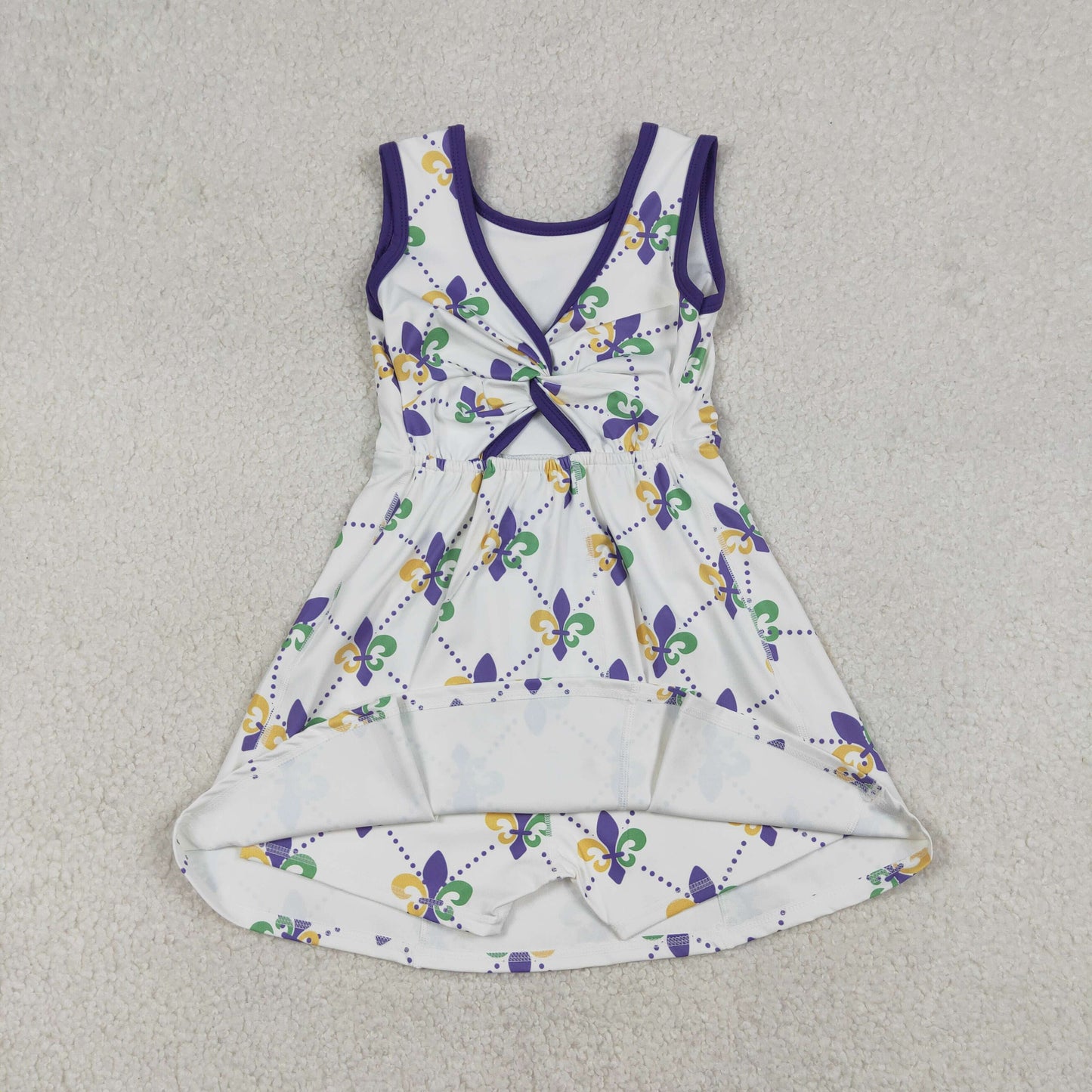 GSD2944    YOGA Mardi Gras girl  dress 202512 RTS