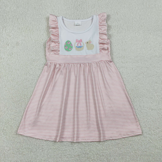 GSD2957 embroidery Easter girl  dress 202512 RTS