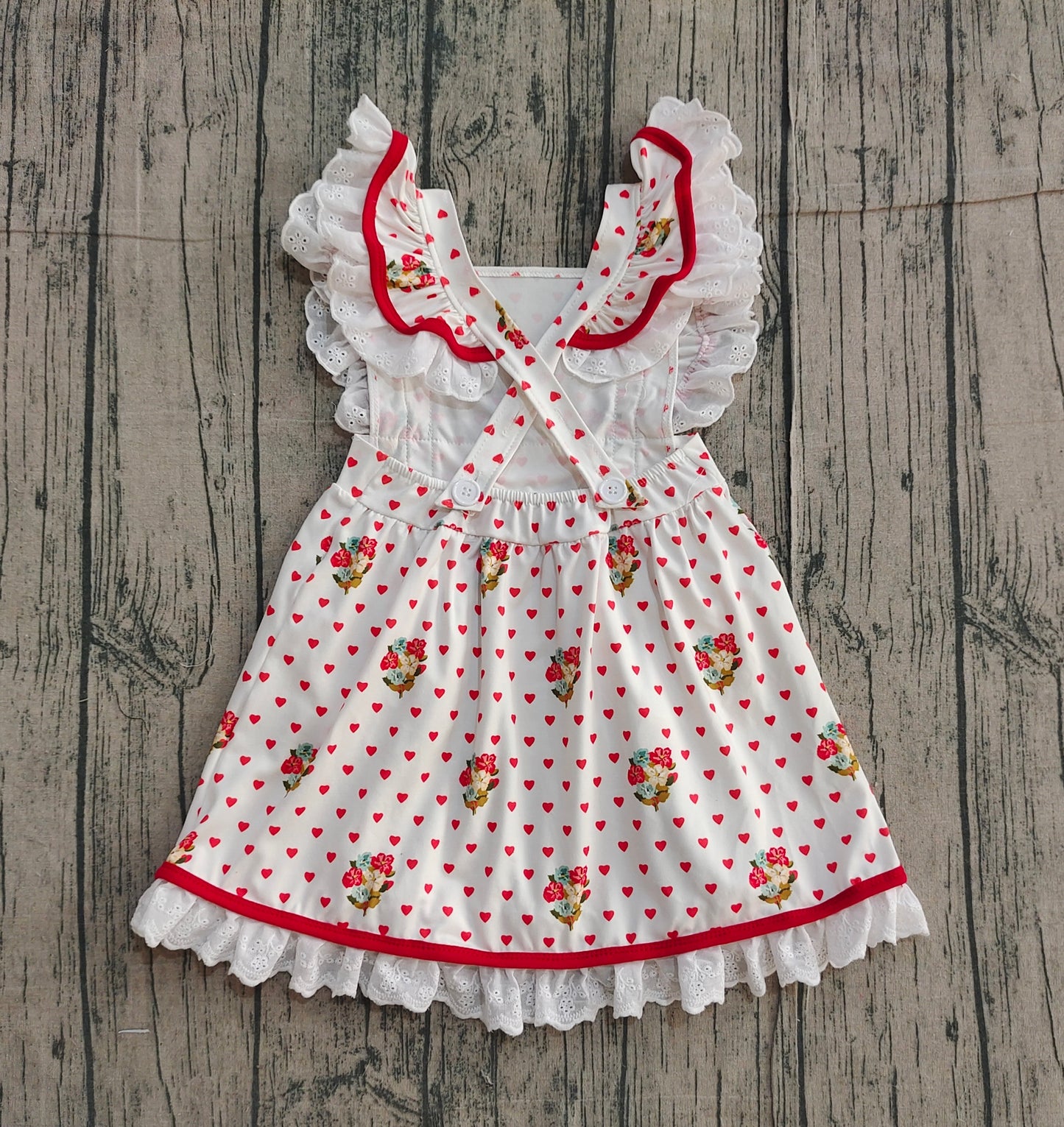 GSD2963 lace love dog girl summer dress 202511 preorder